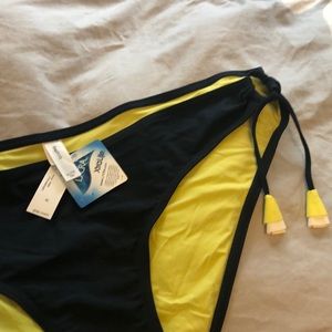 GAP Swim - GAP navy blue/citron tassel bikini bottom GAP Swim - GAP navy blue/citron tassel bikini bottom